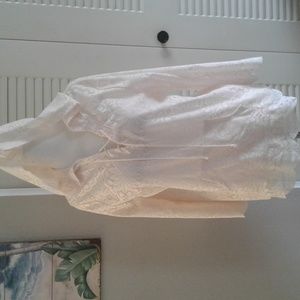 American Rag Beautiful Lace Pull Over Hoodie